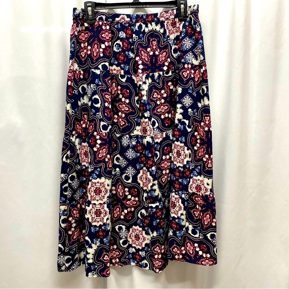 Cottage core dark academia floral skirt large petite prairie trad wife nwt